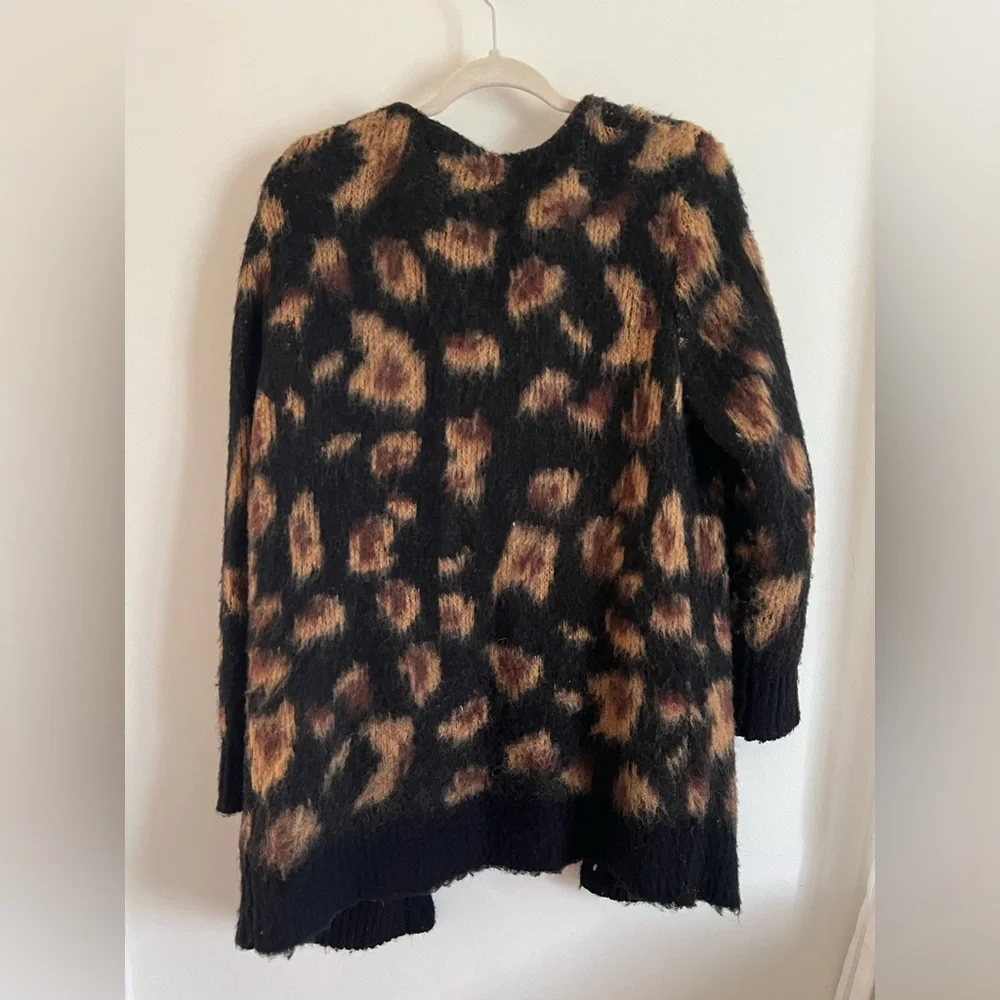 Free people animal print cardigan - Picture 2 of 8